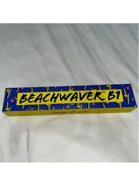 Beachwaver B1 Rotating Curling Iron 1” Purple lightening w/ Original Box